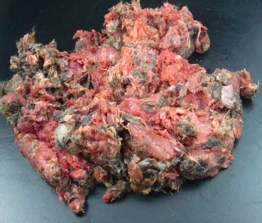 Gutted Rabbit Minced in Fur With Offal (low fat) 1kg Gutted Rabbit Minced in Fur With Offal (low fat) 1kg