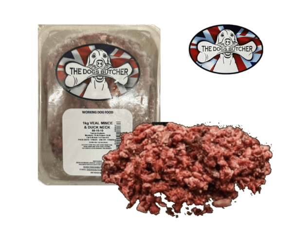 TDB Veal Mince Complete With Duck Neck (low fat) (1 kg)