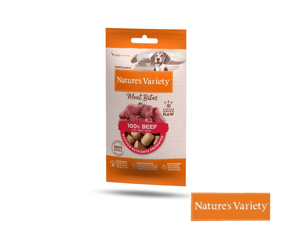 FreezeDried Meat Bites 100 Beef (20g) K9Catering