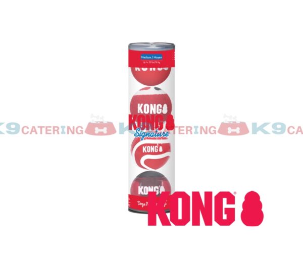 Kong Signature Ball (Medium) 4 pack