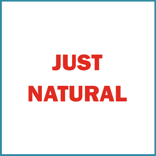 Just Natural product button