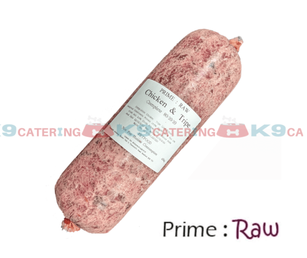 Prime Raw Chicken and Tripe 80/10/10 (454g)