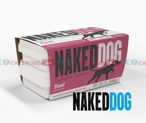 Naked Dog Original Beef 85/15 (2 x 500g)