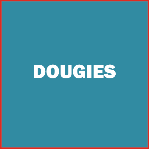 DOUGIES - Product Button - Blue