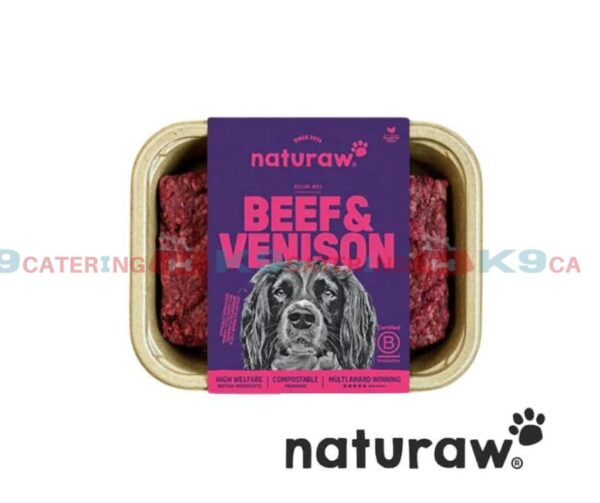 Naturaw Beef and Venison 80/10/10 (500g)