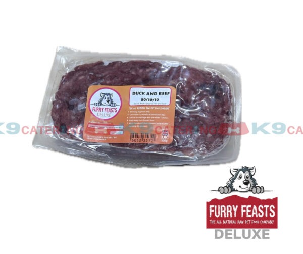 Furry Feast Deluxe Duck and Beef 80/10/10 500g