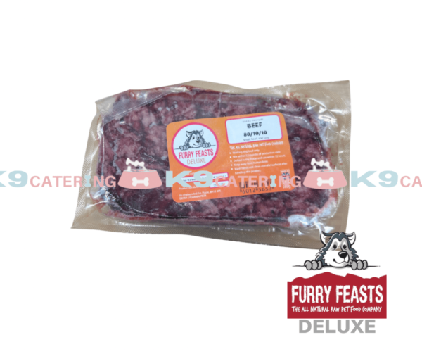 Furry Feast Deluxe Beef 80/10/10 500g