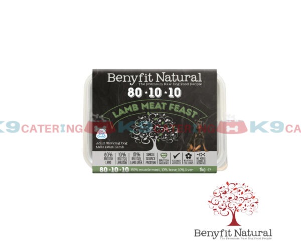 Benyfit Adult Lamb Meat Feast 80/10/10 500g