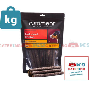 1kg Pack of Liver with chicken Sticks 20cm