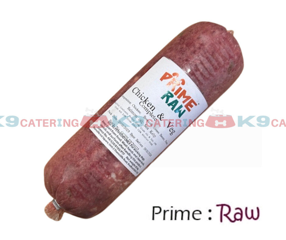 Prime Raw Chicken and Veg 70/10/10/10 (454g)