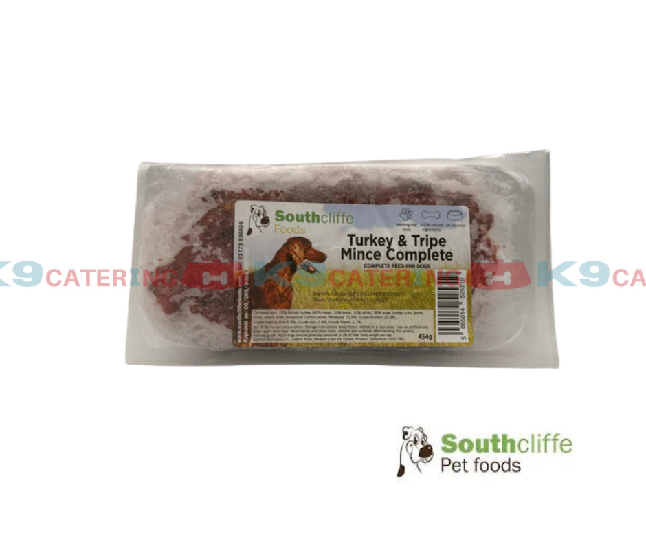 Southcliffe Turkey and Tripe Mince 80/10/10 Complete