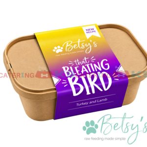 Betsy’s That Bleating Bird 1kg turkey and lamb raw dog food
