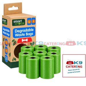 Disposable Poo Bags pack of 8 for dogs