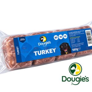 Dougies Turkey Complete 80/10/10 560g raw dog food