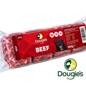 Dougies Beef Complete 80/10/10 560g raw dog food