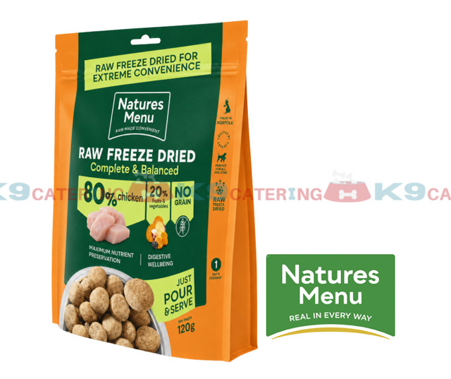 Freeze-Dried Complete Chicken Dinner 120g dog food