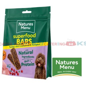 Country Hunter Superfood Bars Turkey with Cranberries and Pumpkin 70g dog treats