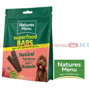 Country Hunter Superfood Bars Beef with Spinach 70g dog treats