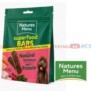 Country Hunter Superfood Bars Salmon and White Fish dog treats